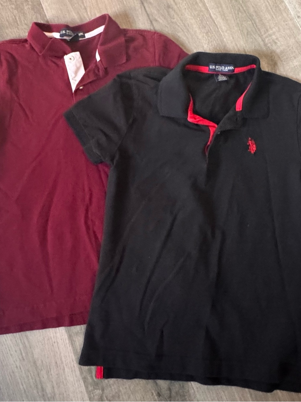 2- U.S. Polo Assn. Kids Polo Shirts
